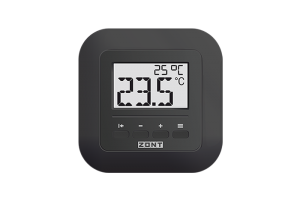 ZONT МЛ-332.black (868 МГц) Черный беспроводной комнатный термостат для ручного управления температурой контура