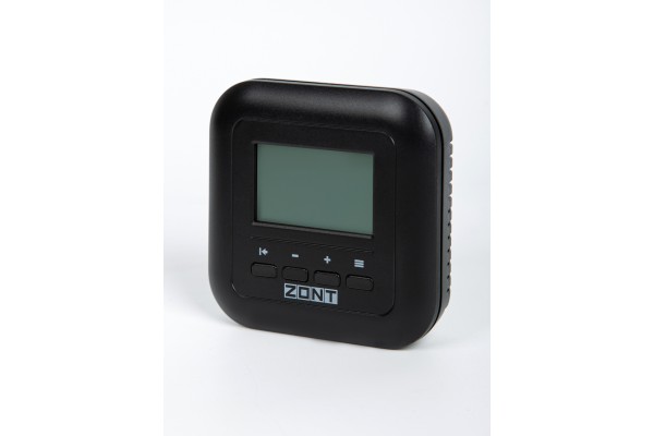 ZONT МЛ-332.black (868 МГц) Черный беспроводной комнатный термостат для ручного управления температурой контура