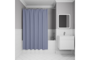 Штора для ванной IDDIS Base 200x240 см, Полиэстер
