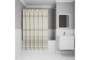 Штора для ванной IDDIS Base 200x240 см, Полиэстер