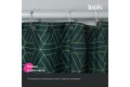 Штора для ванной IDDIS Base 200x240 см, Полиэстер, зеленый