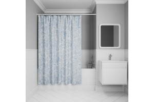 Штора для ванной IDDIS Base 200x180 см, Полиэстер