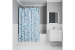 Штора для ванной IDDIS Base 200x180 см, Полиэстер