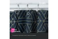 Штора для ванной IDDIS Base 200x240 см, Полиэстер, синий
