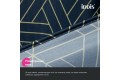 Штора для ванной IDDIS Base 200x240 см, Полиэстер, синий
