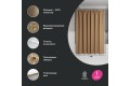 Штора для ванной IDDIS Base 200x240 см, Полиэстер, коричневый