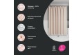 Штора для ванной IDDIS Base 200x240 см, Полиэстер, розовый