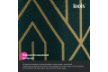Штора для ванной IDDIS Base 200x180 см, Полиэстер, зеленый