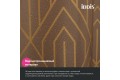 Штора для ванной IDDIS Base 200x180 см, Полиэстер, коричневый