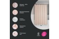 Штора для ванной IDDIS Base 200x180 см, Полиэстер, розовый