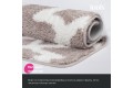 Коврик для ванной комнаты IDDIS Base, 50x80, микрофибра, серо-коричневый
