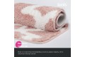 Коврик для ванной комнаты IDDIS Base, 50x80, микрофибра, розовый