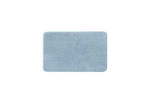 Коврик для ванной комнаты, 50x80, микрофибра, синий, IDDIS