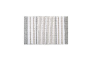 Коврик для ванной комнаты, 50x80, шенилл, серый, IDDIS