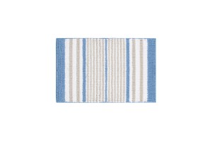 Коврик для ванной комнаты, 50x80, шенилл, голубой, IDDIS