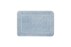 Коврик для ванной комнаты, 65х45, микрофибра, голубой, IDDIS Promo