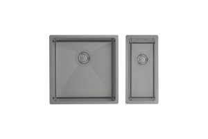 Комплект моек IDDIS нерж.сталь, универс. монтаж., графит, 440*440/210*440, Edifice
