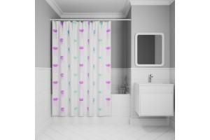 Штора для ванной IDDIS 200x180 см, Полиэстер
