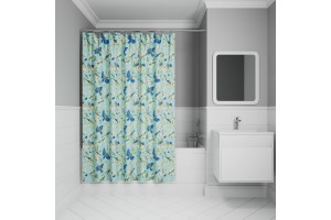 Штора для ванной IDDIS 200x180 см, Полиэстер