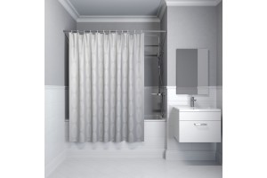 Штора для ванной IDDIS 200x180 см, Полиэстер