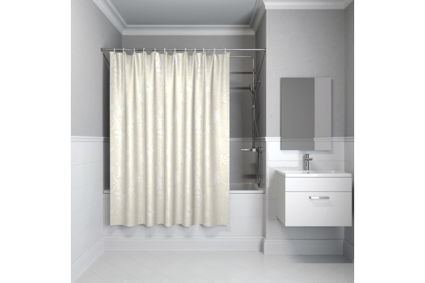 Штора для ванной IDDIS 200x180 см, Полиэстер