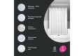 Штора для ванной IDDIS 200x180 см, Полиэстер