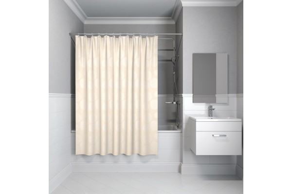 Штора для ванной IDDIS 200x180 см, Полиэстер