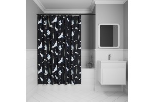 Штора для ванной IDDIS 200x180 см, Полиэстер