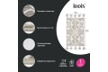 Коврик для ванной комнаты 50x80 микрофибра бежевый IDDIS Décor