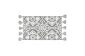 Коврик для ванной комнаты 50x80 микрофибра серый IDDIS Décor
