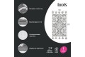 Коврик для ванной комнаты 50x80 микрофибра серый IDDIS Décor