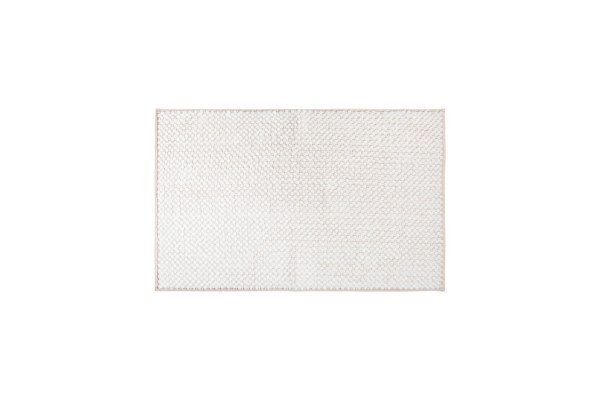 Коврик для ванной комнаты, 50x80, шенилл, бежевый, IDDIS