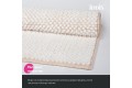 Коврик для ванной комнаты, 50x80, шенилл, бежевый, IDDIS
