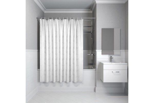 Штора для ванной IDDIS 200x180 см, Полиэстер