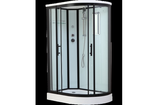 Душевая кабина Timo Standart Black 120*85*220
