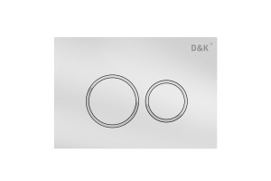 Клавиша смыва D&K Bayern (арт.инсталл DI8050127);белый