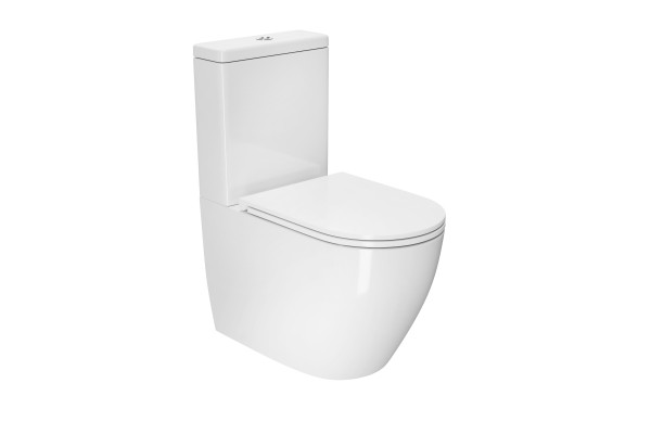 Унитаз-компакт безободковый D&K Matrix 630*365*840мм