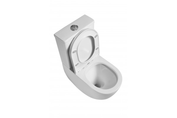 Унитаз-компакт безободковый D&K Matrix 630*365*840мм