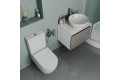 Унитаз-компакт безободковый D&K Matrix 630*365*840мм