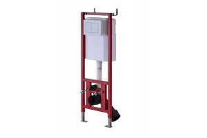 Инсталляция с белой клавишей D&K 400*165*1160мм