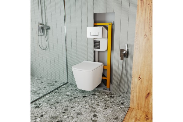 Инсталляция рамная скрытого монтажа D&K 500*117*1270мм