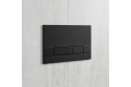 Кнопка смыва Lemark BIT  для инсталляции, механическая, черный матовый soft touch
