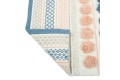 Коврик для ванной 1-ый Fixsen LOTUS, mix (розовый+синий+белый+серый), 50х80см