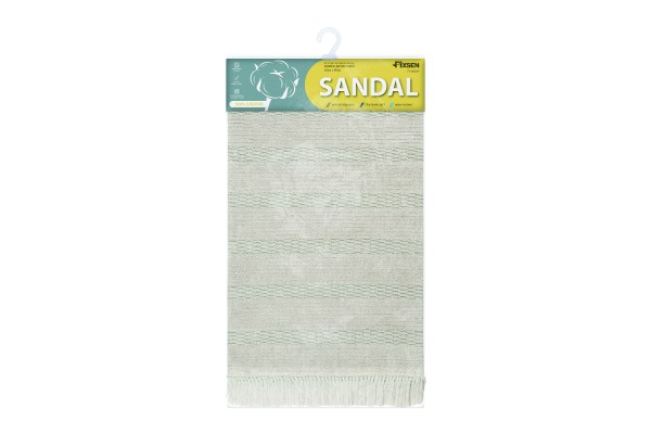 Коврик для ванной 1-ый, Fixsen SANDAL, бежевый, 50х80см 