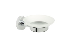 Мыльница стекло хром Fixsen Comfort Chrome