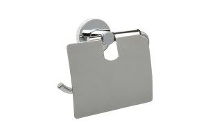 Бумагодержатель с крышкой хром Fixsen Comfort Chrome
