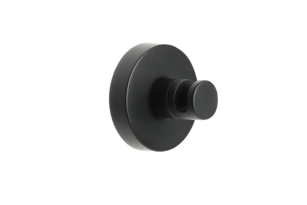 Крючок одинарный черный Fixsen Comfort  Black 