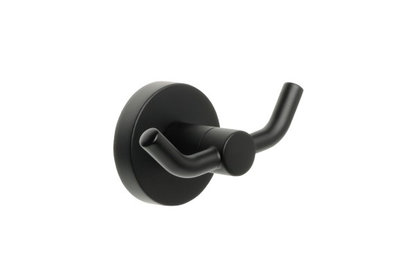 Крючок двойной черный Fixsen Comfort  Black