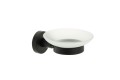 Мыльница стекло черная Fixsen Comfort  Black