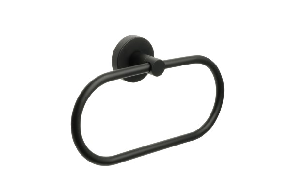 Полотенцедержатель кольцо черный Fixsen Comfort  Black 
